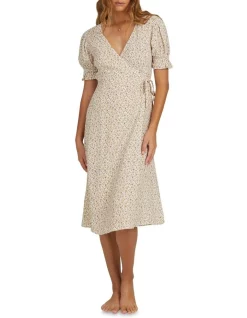 Best Sale 🎉 Billabong Mellow Wrap 👗 Dress In Multi 🎁