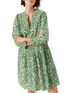 Promo 🥰 Part Two Nadinepw 👗 Dress Green Mini Flower Print ❤️ -Sweetheart Sales Store unnamed file 2613