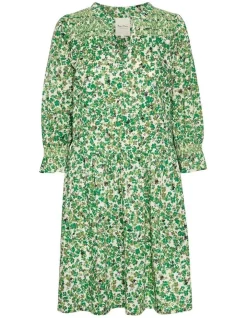 Promo 🥰 Part Two Nadinepw 👗 Dress Green Mini Flower Print ❤️ -Sweetheart Sales Store unnamed file 2614