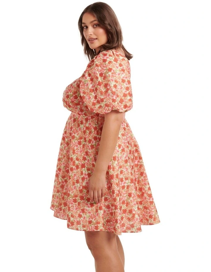 Wholesale π Forever New Curve Felicity Printed Twist Mini π Dress In Salina Ditsy β 5 Wholesale π Forever New Curve Felicity Printed Twist Mini π Dress In Salina Ditsy β - Image 3