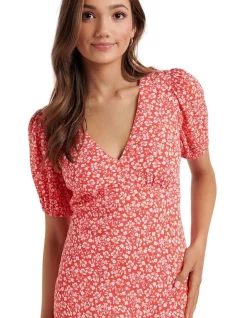 Best reviews of 👏 Forever New Petite Ivanna Open Back Midi 👗 Dress In Red 🤩 -Sweetheart Sales Store unnamed file 2650