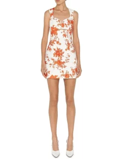 Best reviews of ⭐ Cue Floral Toile Faille 👗 Dress In Coral/White ✨