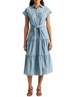 Cheapest 🛒 Lauren Ralph Lauren Belted Chambray 👚 Shirtdress ⌛ -Sweetheart Sales Store unnamed file 2670