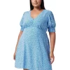 Flash Sale 🥰 Forever New Curve Emily Curve Skater Mini 👗 Dress Apollo Blue Ditsy 🛒 -Sweetheart Sales Store unnamed file 2678