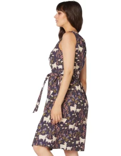 Best deal 👏 Princess Highway Sheep And Flora Midi 👗 Dress Navy 🔔 -Sweetheart Sales Store unnamed file 2692