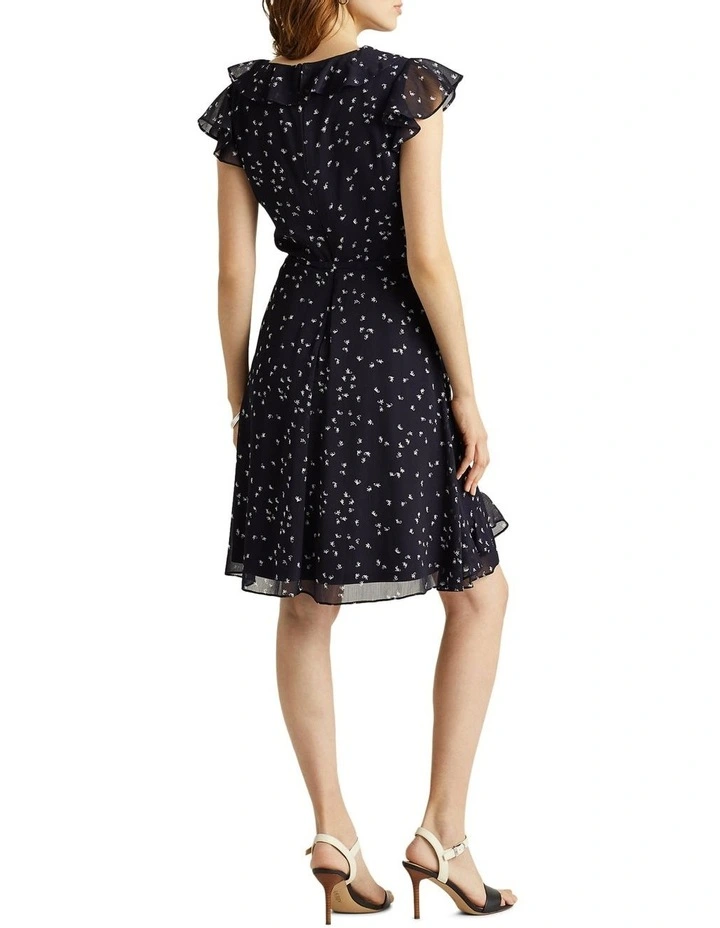 Best Pirce π Lauren Ralph Lauren Print Ruffle-Trim Georgette π Dress β 4 Best Pirce π Lauren Ralph Lauren Print Ruffle-Trim Georgette π Dress β - Image 2