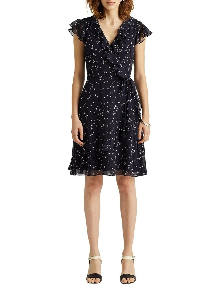 Best Pirce π Lauren Ralph Lauren Print Ruffle-Trim Georgette π Dress β 5 Best Pirce π Lauren Ralph Lauren Print Ruffle-Trim Georgette π Dress β - Image 3