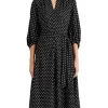 Brand new 🔔 Lauren Ralph Lauren Polka-Dot Bishop-Sleeve Crepe 👗 Dress 🧨 -Sweetheart Sales Store unnamed file 2710
