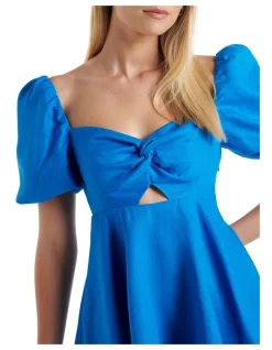 Promo 😉 Forever New Petite Fearne Twist Mini 👗 Dress In Blue ⭐ -Sweetheart Sales Store unnamed file 276