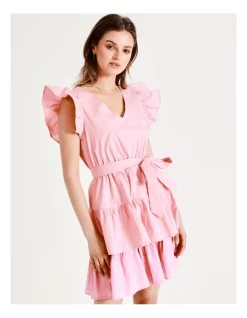 Best reviews of 😀 Tokito Organic Cotton Poplin Tiered Mini 👗 Dress In Pink 🤩 -Sweetheart Sales Store unnamed file 305