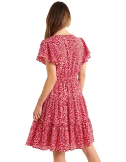 Coupon 🧨 Review Provence Floral 👗 Dress In Flame Red ⭐ -Sweetheart Sales Store unnamed file 329
