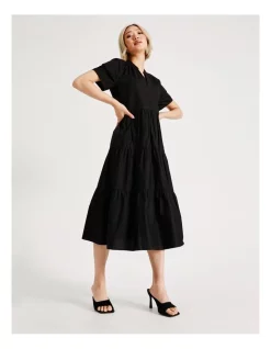 Discount π Basque Organic Cotton Tiered Midi π Dress In Black β¨ 11 Discount π Basque Organic Cotton Tiered Midi π Dress In Black β¨ -Sweetheart Sales Store unnamed file 345