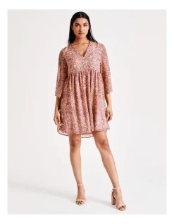 Best reviews of 🔥 Vero Moda Ulrikke 3/4 Sleeve 👗 Dress In Parfait Pink 😉 -Sweetheart Sales Store unnamed file 363