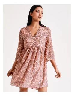 Best reviews of 🔥 Vero Moda Ulrikke 3/4 Sleeve 👗 Dress In Parfait Pink 😉 -Sweetheart Sales Store unnamed file 364