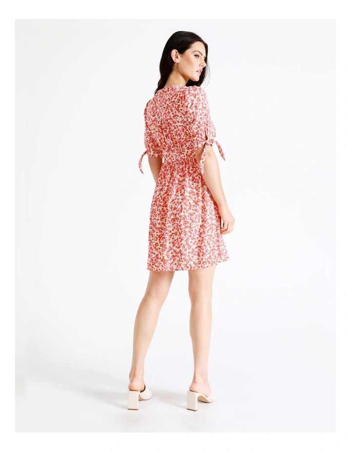 Best Pirce 🔔 Vero Moda Nica Daniella 2/4 Sleeve 👗 Dress In Cherry Tomato ✨ 7 Best Pirce 🔔 Vero Moda Nica Daniella 2/4 Sleeve 👗 Dress In Cherry Tomato ✨ - Image 5
