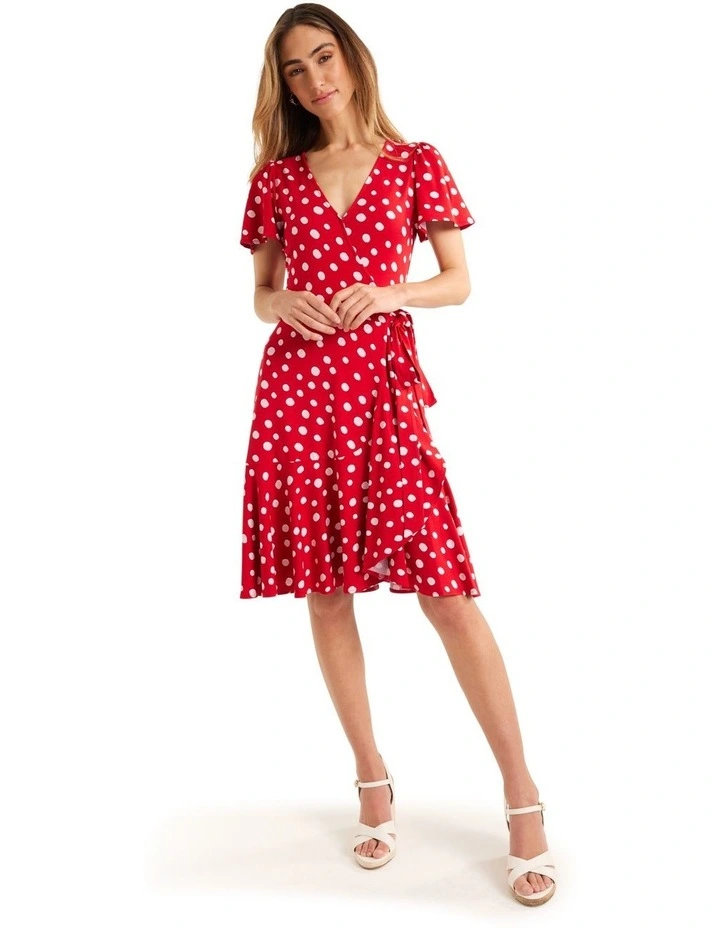 Flash Sale π Review You're Spotted Jersey π Dress In Flame Red π₯° 3 Flash Sale π Review You're Spotted Jersey π Dress In Flame Red π₯°