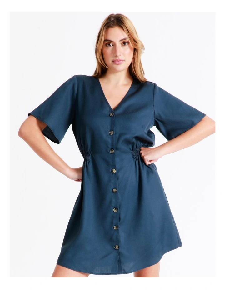 Wholesale π Grab Denim Eco Lyocell Button Through π Dress In Steel π 3 Wholesale π Grab Denim Eco Lyocell Button Through π Dress In Steel π
