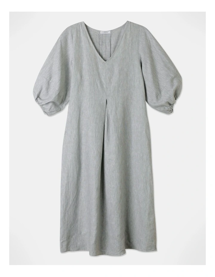 Flash Sale β Regatta European Linen Blend Puff Sleeve Midi π Dress With Pockets In Pine Ash Texture π₯° 3 Flash Sale β Regatta European Linen Blend Puff Sleeve Midi π Dress With Pockets In Pine Ash Texture π₯°