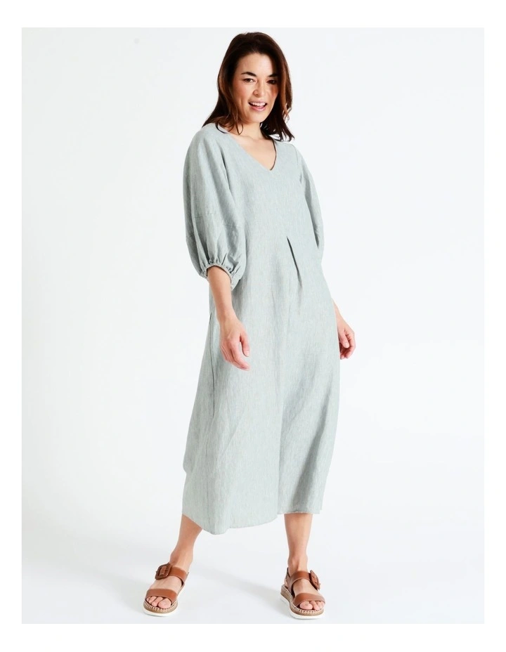 Flash Sale β Regatta European Linen Blend Puff Sleeve Midi π Dress With Pockets In Pine Ash Texture π₯° 7 Flash Sale β Regatta European Linen Blend Puff Sleeve Midi π Dress With Pockets In Pine Ash Texture π₯° - Image 5