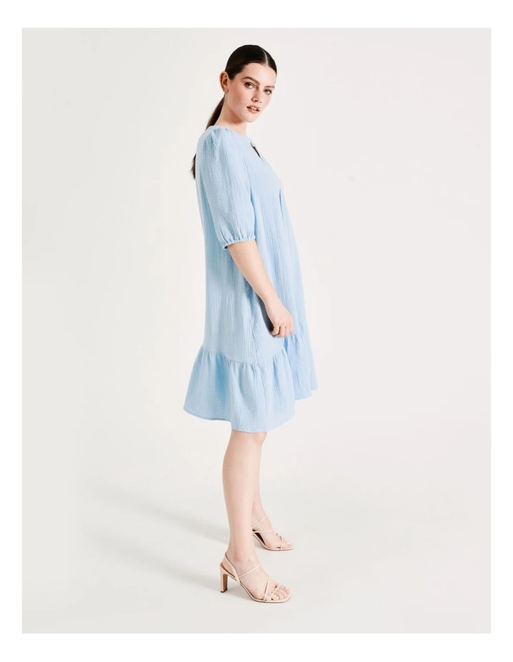 Buy π Vero Moda Natali 2/4 Sleeve π Dress In Blue βοΈ 7 Buy π Vero Moda Natali 2/4 Sleeve π Dress In Blue βοΈ - Image 5