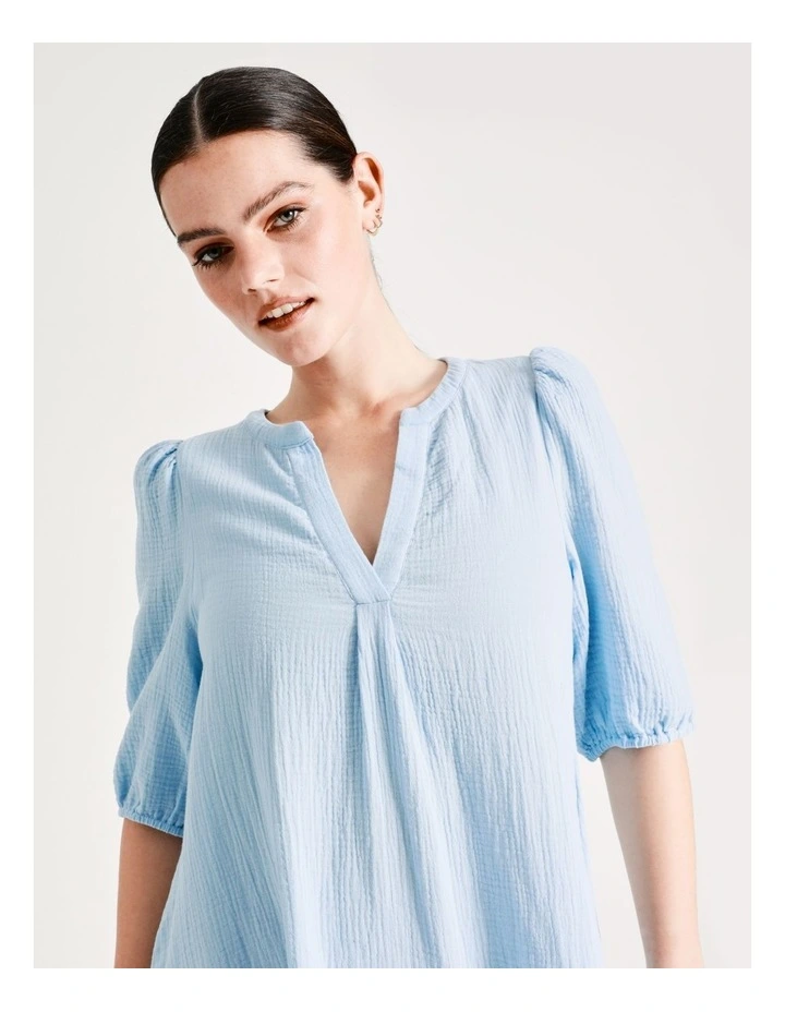 Buy π Vero Moda Natali 2/4 Sleeve π Dress In Blue βοΈ 9 Buy π Vero Moda Natali 2/4 Sleeve π Dress In Blue βοΈ - Image 7