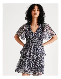 Top 10 β¨ Vero Moda Lia Short Sleeve π Dress In Navy Blazer Aop Lena π