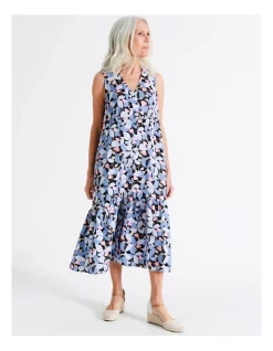Best reviews of 🥰 Regatta European Linen Blend Sleeveless Button Front 👗 Dress In Navy/Blues/Pink Floral 😍 -Sweetheart Sales Store unnamed file 541