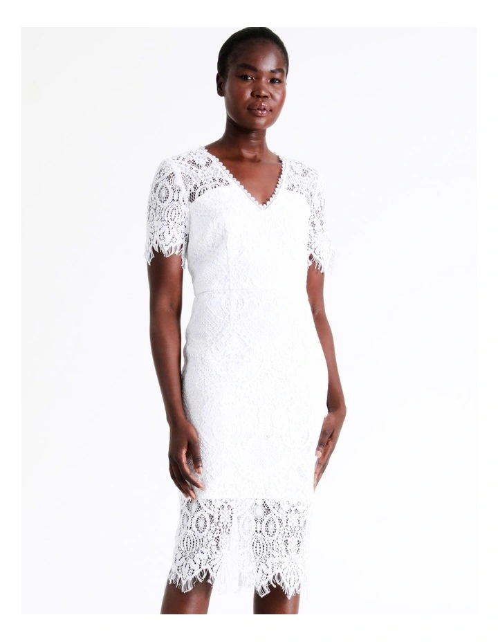Best reviews of β Wayne Cooper V-Neck Lace Midi π Dress In White π 6 Best reviews of β Wayne Cooper V-Neck Lace Midi π Dress In White π - Image 4