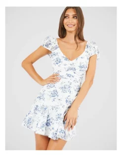 Best Sale ✔️ Pilgrim Jupiter Mini 👗 Dress In White/Blue 🌟 -Sweetheart Sales Store unnamed file 597