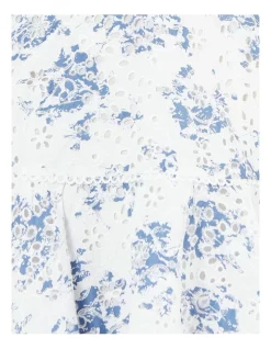 Best Sale ✔️ Pilgrim Jupiter Mini 👗 Dress In White/Blue 🌟 -Sweetheart Sales Store unnamed file 600