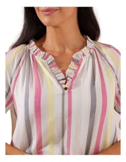 Flash Sale 💯 Yarra Trail Vivid Stripe 👗 Dress In Multi 🛒 -Sweetheart Sales Store unnamed file 608