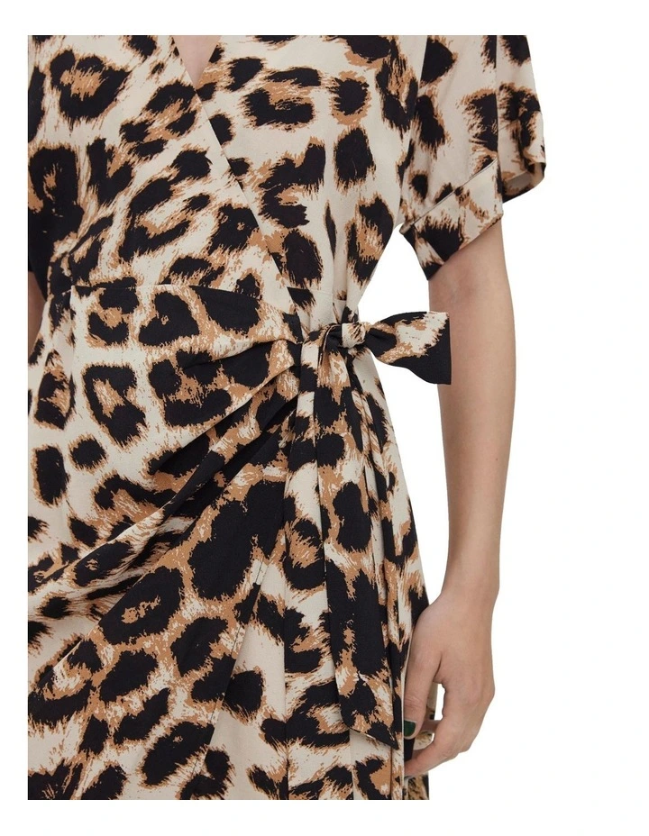 Best deal π― Vero Moda Ulina 2/4 Sleeve Calf Wrap π Dress In Dew Aop π― 5 Best deal π― Vero Moda Ulina 2/4 Sleeve Calf Wrap π Dress In Dew Aop π― - Image 3