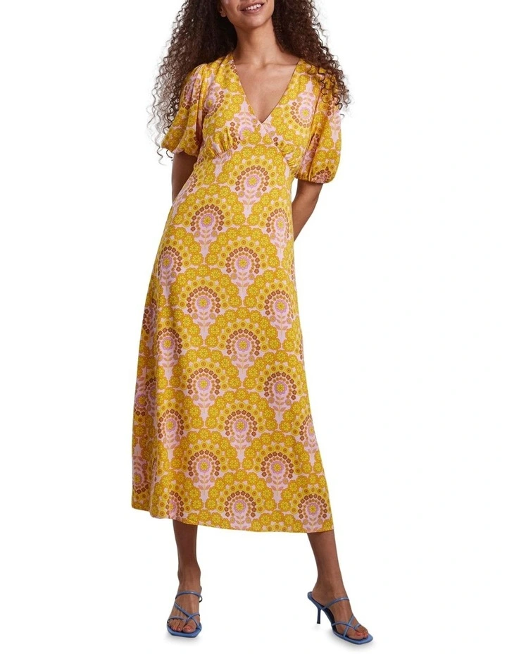 Best Pirce β Y.A.S Petal Midi π Dress In Yellow π― 3 Best Pirce β Y.A.S Petal Midi π Dress In Yellow π―