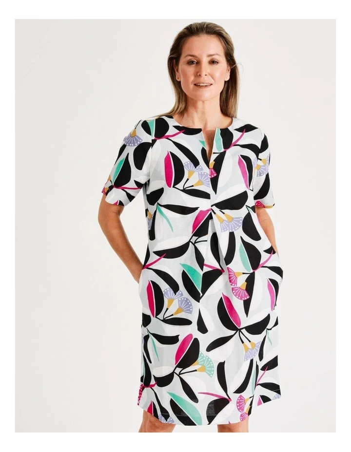 Cheapest π€© Regatta European Linen Blend Short Sleeve π Dress With Pockets In Grey Floral π 3 Cheapest π€© Regatta European Linen Blend Short Sleeve π Dress With Pockets In Grey Floral π