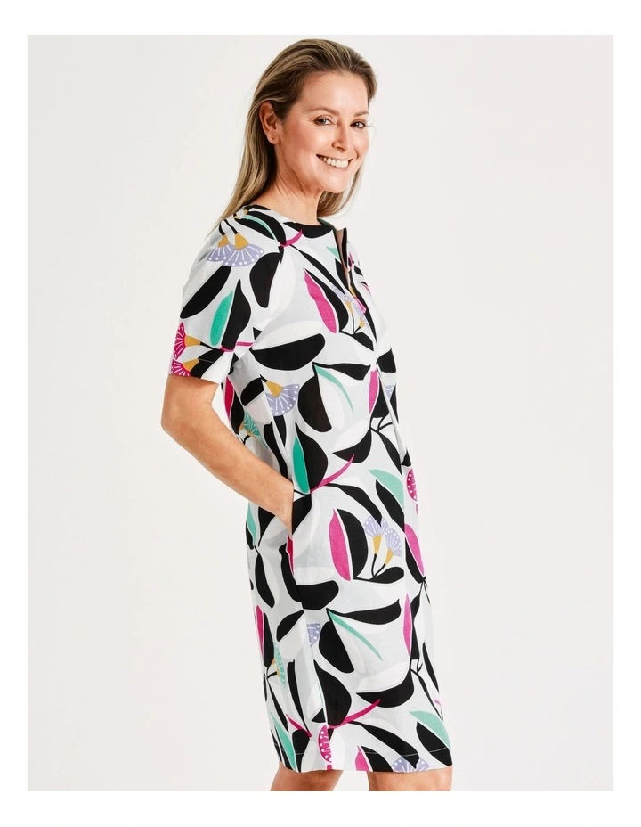 Cheapest π€© Regatta European Linen Blend Short Sleeve π Dress With Pockets In Grey Floral π 5 Cheapest π€© Regatta European Linen Blend Short Sleeve π Dress With Pockets In Grey Floral π - Image 3