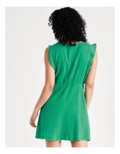 Best deal 😍 Vero Moda Natali Sleeveless Cotton 👗 Dress In Holly Green 🎁 -Sweetheart Sales Store unnamed file 632