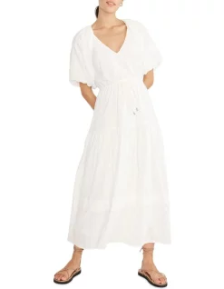 Cheapest ๐ Staple The Label Karina Midi ๐ Dress In White โ