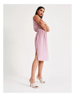 Cheapest π Basque Shirred Waist Recycled Blend Satin Midi π Dress In Mauve π 12 Cheapest π Basque Shirred Waist Recycled Blend Satin Midi π Dress In Mauve π -Sweetheart Sales Store unnamed file 743