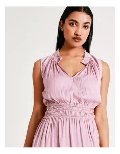 Cheapest π Basque Shirred Waist Recycled Blend Satin Midi π Dress In Mauve π 14 Cheapest π Basque Shirred Waist Recycled Blend Satin Midi π Dress In Mauve π -Sweetheart Sales Store unnamed file 745