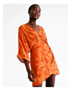 Budget β€οΈ Wayne Cooper Kimono Wrap Mini π Dress π