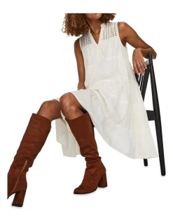 Cheapest ⭐ Vero Moda Loretta Cotton Embroidered Sleeveless 👗 Dress White 🎉 -Sweetheart Sales Store unnamed file 808