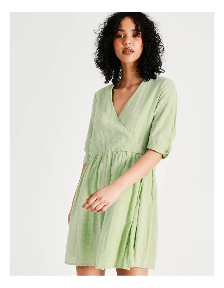 Brand new β€οΈ Vero Moda Louisa V-Neck Cotton π Dress In Nile Green π 5 Brand new β€οΈ Vero Moda Louisa V-Neck Cotton π Dress In Nile Green π - Image 3