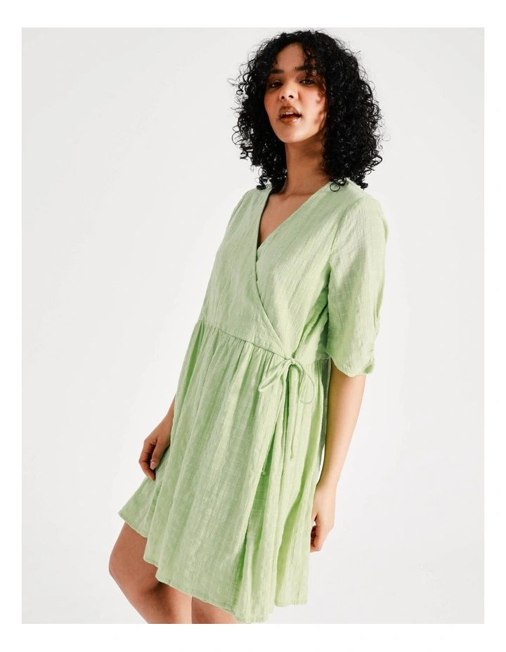 Brand new β€οΈ Vero Moda Louisa V-Neck Cotton π Dress In Nile Green π 8 Brand new β€οΈ Vero Moda Louisa V-Neck Cotton π Dress In Nile Green π - Image 6