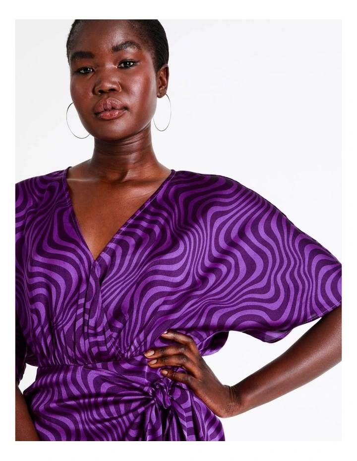 Best reviews of β¨ Wayne Cooper Satin Wrap Short Sleeve Mini π Dress In Purple π 5 Best reviews of β¨ Wayne Cooper Satin Wrap Short Sleeve Mini π Dress In Purple π - Image 3