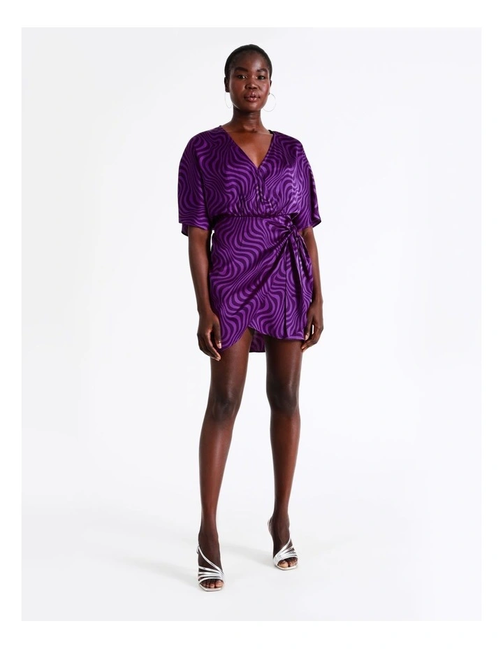 Best reviews of β¨ Wayne Cooper Satin Wrap Short Sleeve Mini π Dress In Purple π 7 Best reviews of β¨ Wayne Cooper Satin Wrap Short Sleeve Mini π Dress In Purple π - Image 5
