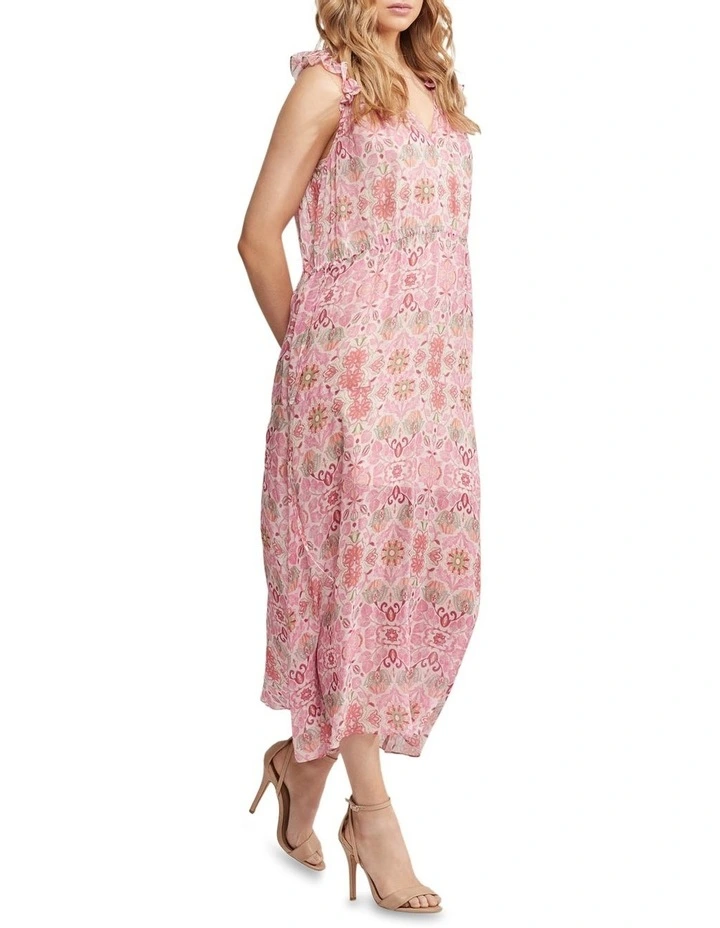 Top 10 π₯° Oxford Alena Floral Printed π Dress In Pink π 4 Top 10 π₯° Oxford Alena Floral Printed π Dress In Pink π - Image 2