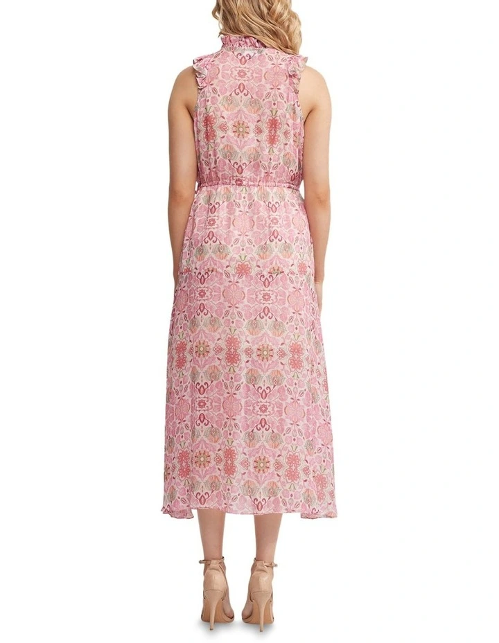Top 10 π₯° Oxford Alena Floral Printed π Dress In Pink π 5 Top 10 π₯° Oxford Alena Floral Printed π Dress In Pink π - Image 3