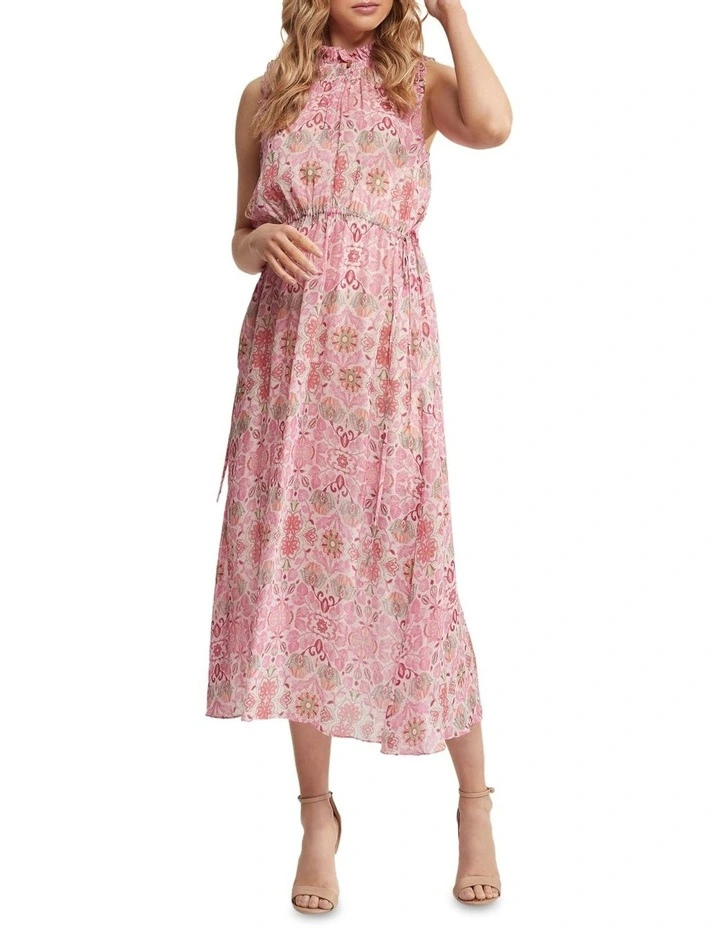 Top 10 π₯° Oxford Alena Floral Printed π Dress In Pink π 6 Top 10 π₯° Oxford Alena Floral Printed π Dress In Pink π - Image 4
