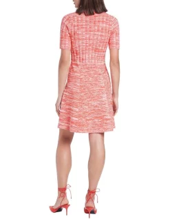 Best Pirce 😍 Marcs Across The Universe Knit 👗 Dress In Fiesta/Ivory ⭐ -Sweetheart Sales Store unnamed file 878