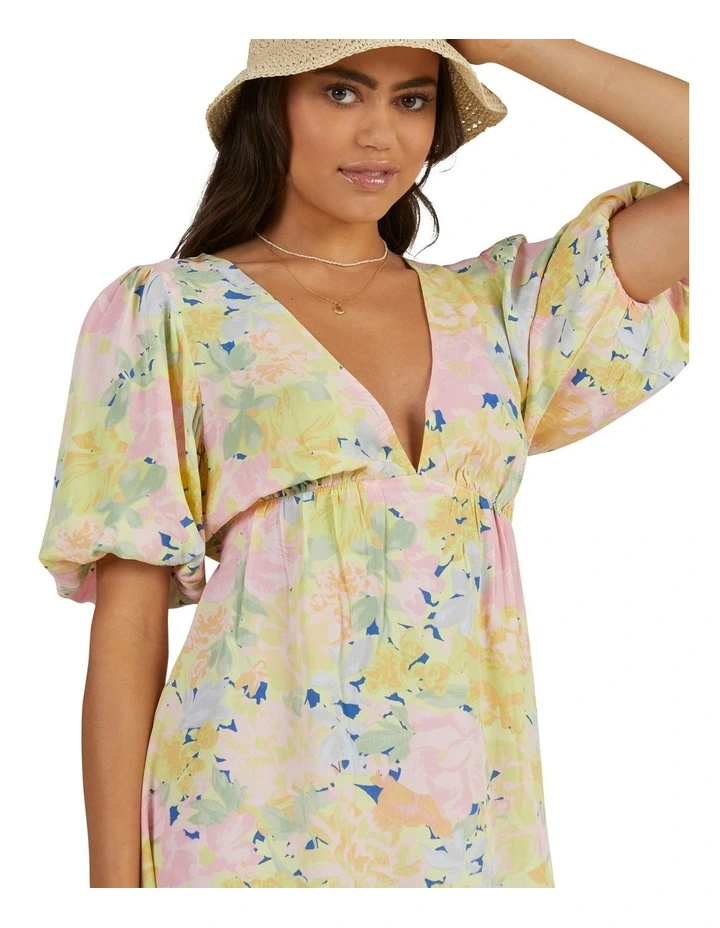 New 𧨠Billabong Cosmic π Dress In Lime Multi βοΈ 5 New 𧨠Billabong Cosmic π Dress In Lime Multi βοΈ - Image 3